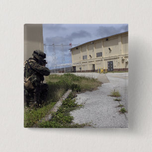 Bóton Quadrado 5.08cm A Marinha posta a segurança