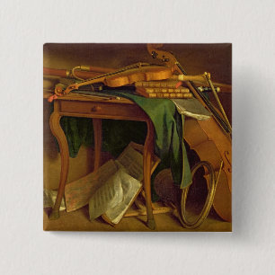Bóton Quadrado 5.08cm A mesa do músico, c.1760