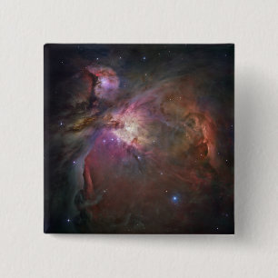Bóton Quadrado 5.08cm A nebulosa 2 de Orion