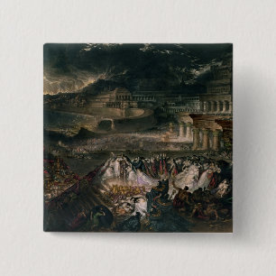 Bóton Quadrado 5.08cm A queda de Nineveh