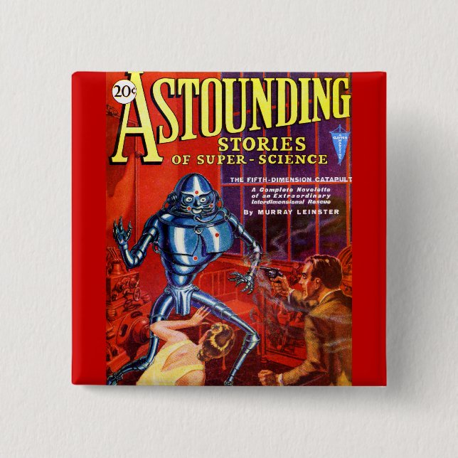 Bóton Quadrado 5.08cm A quinta catapulta dimensional! (Frente)