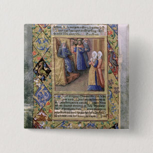 Bóton Quadrado 5.08cm A sabedoria de Solomon