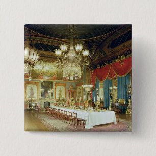 Bóton Quadrado 5.08cm A sala Banqueting, 1815-23