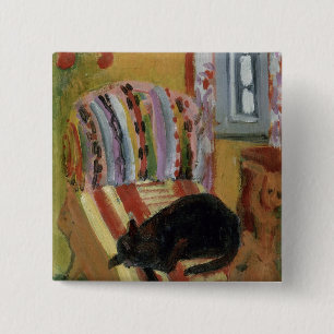 Bóton Quadrado 5.08cm A sala de visitas, 1920