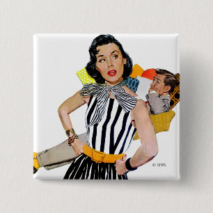 Bóton Quadrado 5.08cm A Senhora Foi Insultada 2