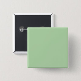 Bóton Quadrado 5.08cm A soft pale green background fills the image