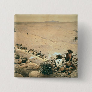 Bóton Quadrado 5.08cm "A sustentação", c.1900 (óleo em canvas)