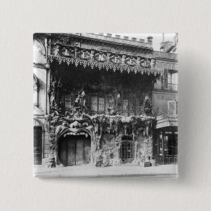 Bóton Quadrado 5.08cm A taberna de "l'Enfer" em Paris