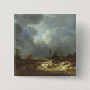 Bóton Quadrado 5.08cm A tempestade