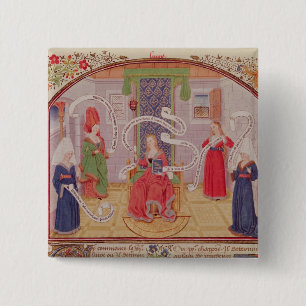 Bóton Quadrado 5.08cm A teoria de virtudes intelectuais