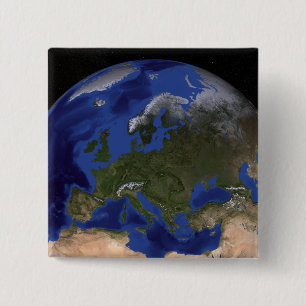 Bóton Quadrado 5.08cm A terra de mármore azul 6 da próxima geração