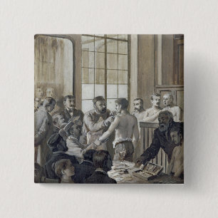 Bóton Quadrado 5.08cm A vacinação