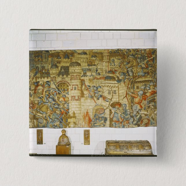 Bóton Quadrado 5.08cm A vingança de Notre-Seigneur (Frente)