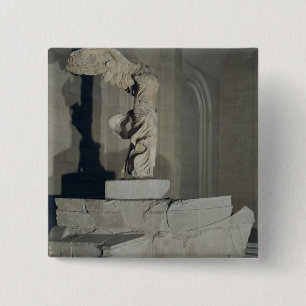 Bóton Quadrado 5.08cm A vitória de Samothrace