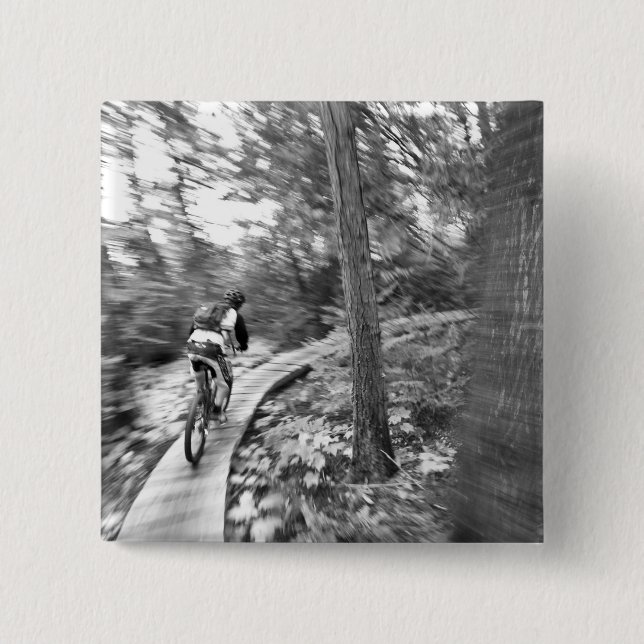 Bóton Quadrado 5.08cm Aaron Rodgers pedalando em Stairway até (Frente)