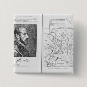 Bóton Quadrado 5.08cm Abraham Ortel Oretelius