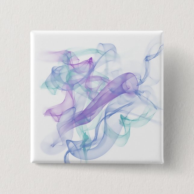 Bóton Quadrado 5.08cm Abstrato Purple Haze (Frente)