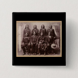 Bóton Quadrado 5.08cm Abundância de HorsesTrial 1890