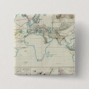 Bóton Quadrado 5.08cm Ação vulcânica