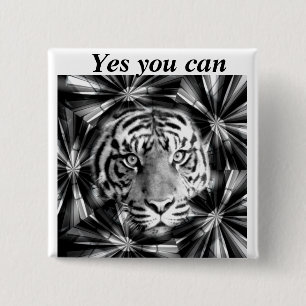 Bóton Quadrado 5.08cm Aceitando -