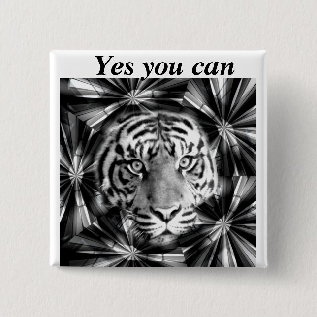 Bóton Quadrado 5.08cm Aceitando - (Frente)