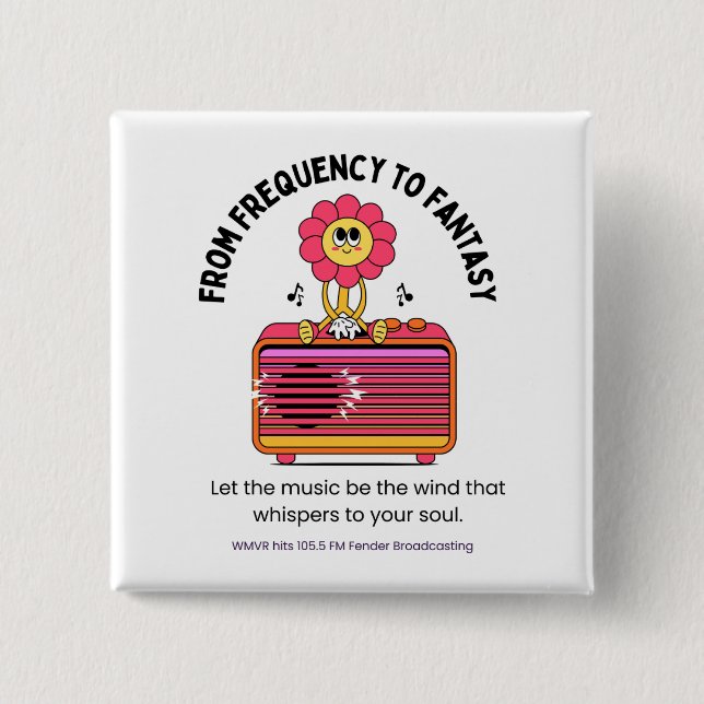 Bóton Quadrado 5.08cm Acertos de 105,5 pinos (Frente)