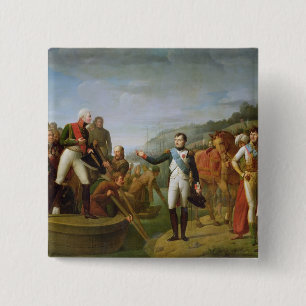 Bóton Quadrado 5.08cm Adeus de Napoleon mim e Alexander mim
