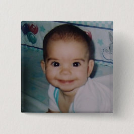 Bóton Quadrado 5.08cm Adicionar Sua Própria Foto