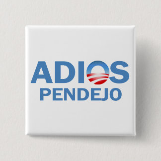 Bóton Quadrado 5.08cm Adios Pendejo