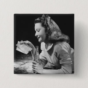 Bóton Quadrado 5.08cm Adolescente