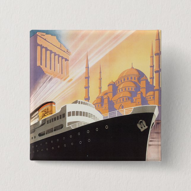 Bóton Quadrado 5.08cm Adriatica Line (Frente)