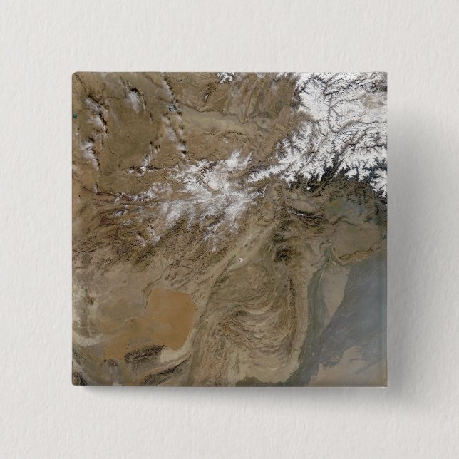 Bóton Quadrado 5.08cm Afghanistan (Frente)