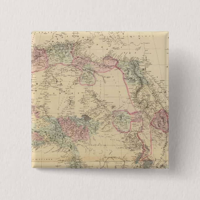 Bóton Quadrado 5.08cm África 28 (Frente)