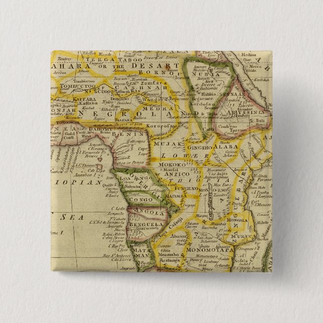 Bóton Quadrado 5.08cm África 34 (Frente)