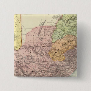 Bóton Quadrado 5.08cm África do Sul 5