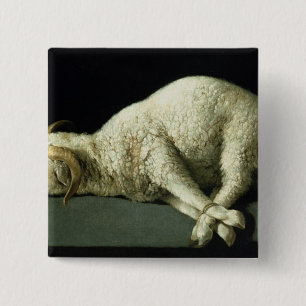 Bóton Quadrado 5.08cm Agnus Dei, c.1635-40