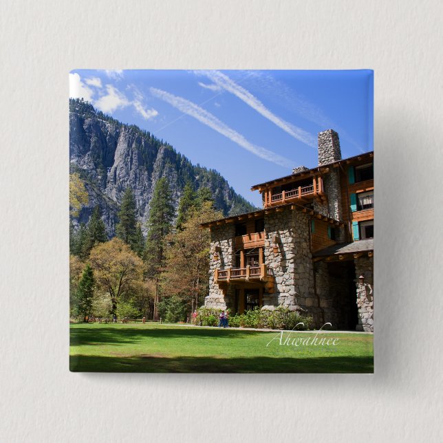 Bóton Quadrado 5.08cm Ahwahnee (Frente)