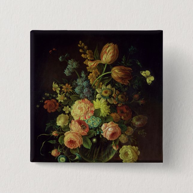 Bóton Quadrado 5.08cm Ainda vida 2 (Frente)