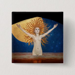 Bóton Quadrado 5.08cm Akseli Gallen-Kallela - Ad Astra