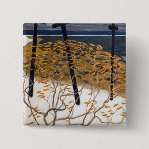 Bóton Quadrado 5.08cm Akseli Gallen-Kallela - outono