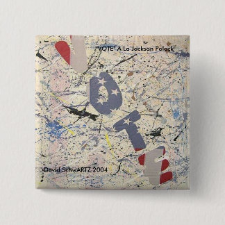 Bóton Quadrado 5.08cm Al Jackson Polack.artzworks.c do VOTO… -