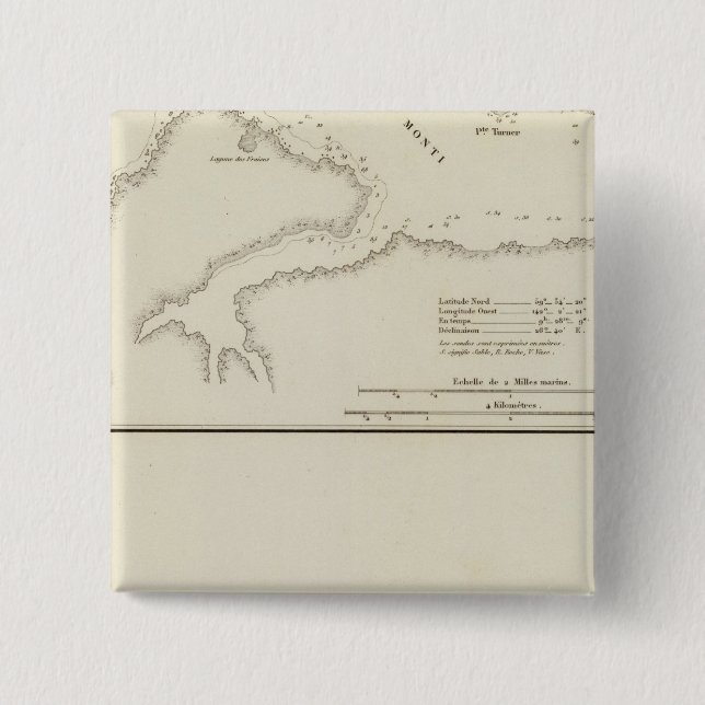 Bóton Quadrado 5.08cm Alasca 8 (Frente)