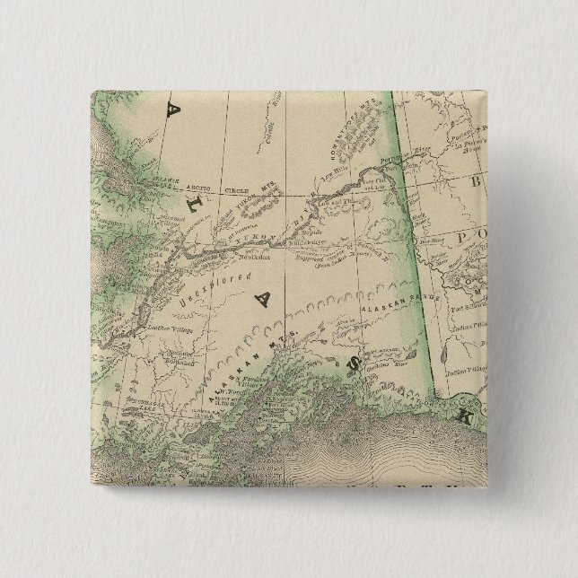 Bóton Quadrado 5.08cm Alasca 9 (Frente)