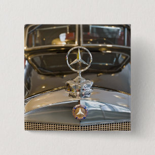 Bóton Quadrado 5.08cm Alemanha, Baden-Wurttemberg, Estugarda. Mercedes
