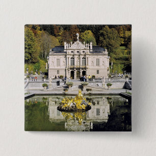Bóton Quadrado 5.08cm Alemanha, Baviera, Castelo de Linderhof. Linderhof