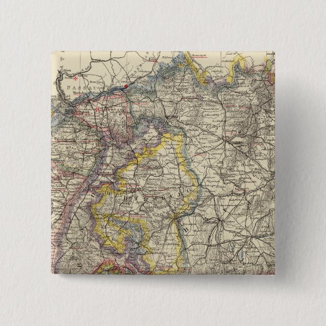 Bóton Quadrado 5.08cm Alemanha e Suiça (Frente)