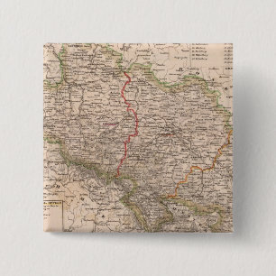 Bóton Quadrado 5.08cm Alemanha, Polônia