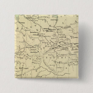 Bóton Quadrado 5.08cm Alemanha, Suiça, Holanda