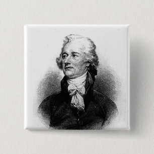 Bóton Quadrado 5.08cm Alexander Hamilton