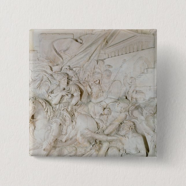 Bóton Quadrado 5.08cm Alexander o excelente (Frente)